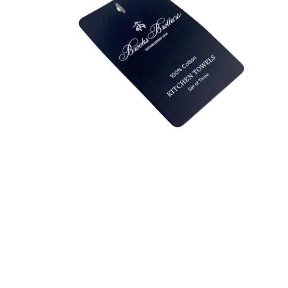 Brooks Brothers Cotton Kitchen Towels Set of 3 – Holiday Ski Print & Plaid – NWT - Picture 3 of 3